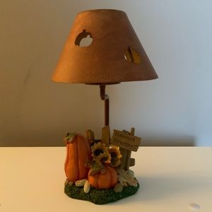 Harvest Greetings Tea Light Holder with removable shade